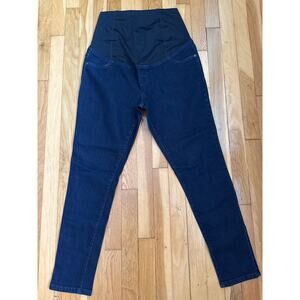 Isabel Maternity Jeans Jeggings Pants Full Belly Panel Dark Wash Size 8 / 29R